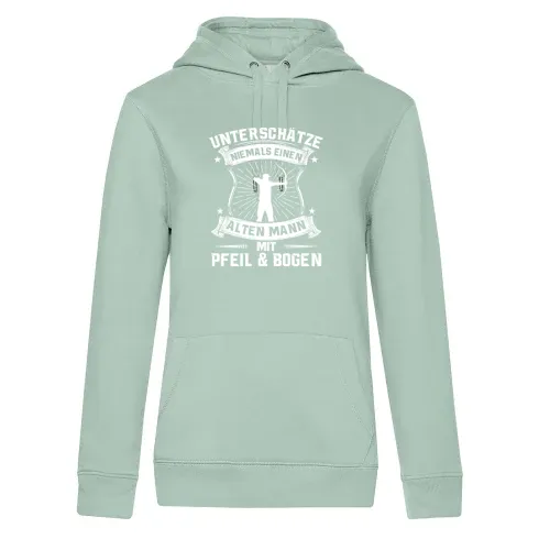 Bogenschießen Alter Mann Spruch Archer Bogensport Frauen Hoodie Bogenschießen Alter Mann Spruch Archer Bogensport Hoodie