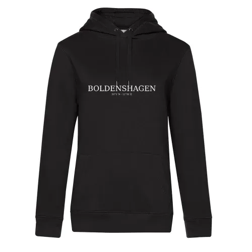 Boldenshagen Koordinaten Frauen Hoodie Boldenshagen Koordinaten Hoodie