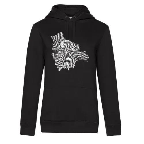 Bolivien Fingerabdruck Frauen Hoodie Bolivien Fingerabdruck Hoodie