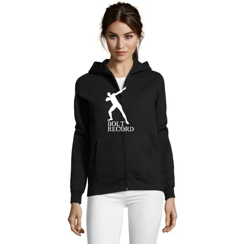 Bolt Record Frauen Hoodie