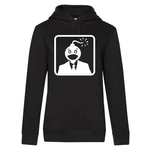 Bombenkopf im Rechteck Hoodie