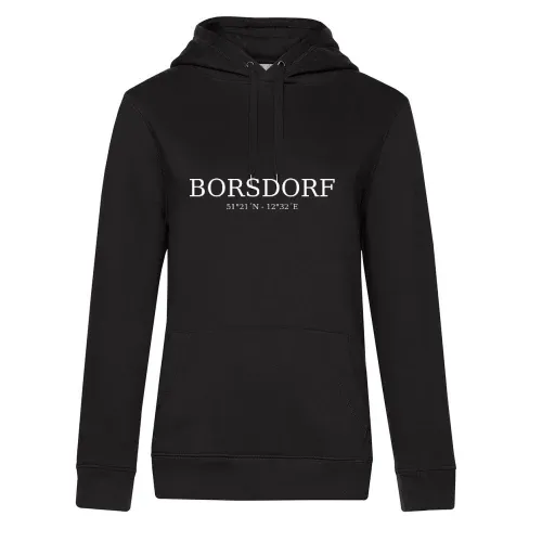 Borsdorf Koordinaten Hoodie Frauen Queen Hooded