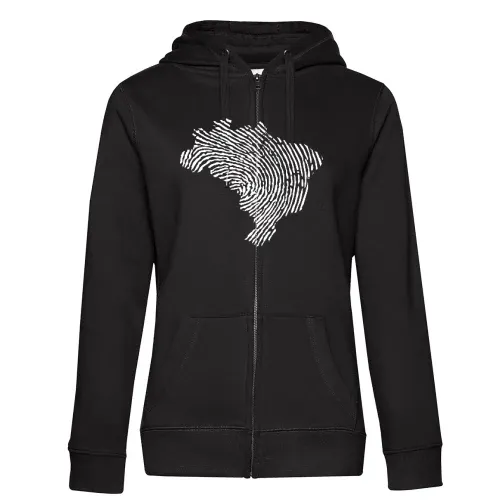 Brasilien Fingerabdruck Frauen Hoodie