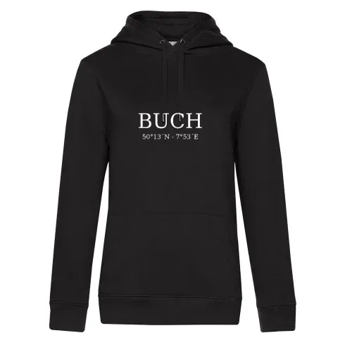Buch Koordinaten Frauen Hoodie Buch Koordinaten Hoodie