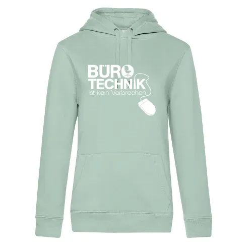 Bürotechnik ist kein Verbrechen Frauen Hoodie