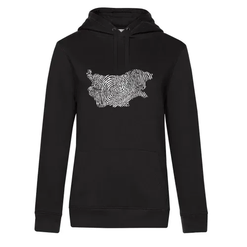 Bulgarein Fingerabdruck Hoodie