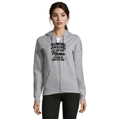 Bundeswehr Feldwebel Mama Mutter Soldatin Soldat Frauen Hoodie