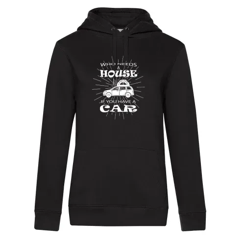 Camping Auto mit Dachzelt House Car Hoodie