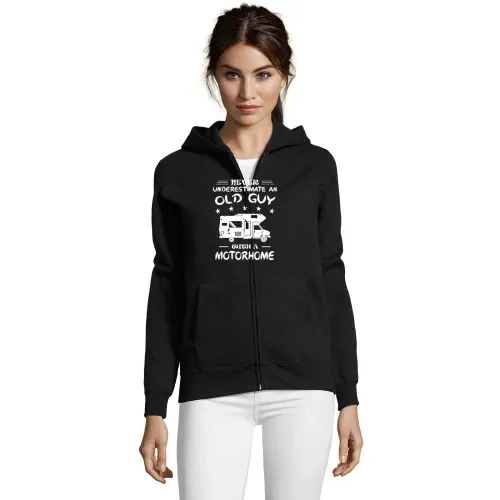 Camping Camper Rentner Wohnmobil Old Guy Motorhome Frauen Hoodie