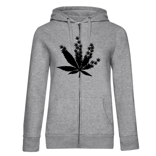 Cannabis aus Cannabisblättern Frauen Hoodie