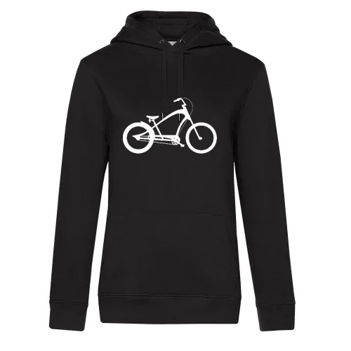 Chopper Fahrrad Hoodie Frauen Queen Hooded