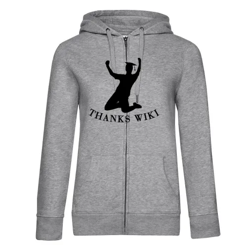 College Abschluss Jubel Thanks Wiki Frauen Hoodie
