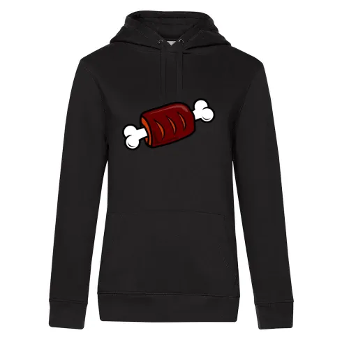 Comic Fleischkeule Knochen Hoodie