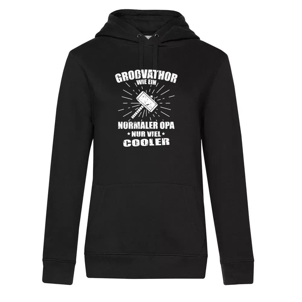  Frauen Hoodie mit Aufdruck 'Cooler Großvater Opa - Groß-Vathor Vatertag Motiv'