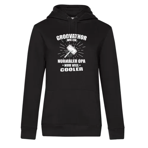 Cooler Großvater Opa - Groß-Vathor Vatertag Motiv Hoodie Frauen Queen Hooded
