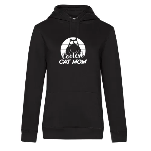Coolest Cat Mom Katzenliebhaber Frauen Frauen Hoodie Coolest Cat Mom Katzenliebhaber Frauen Hoodie