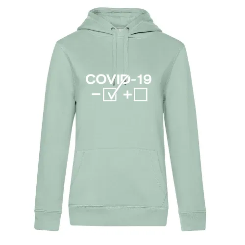 COVID 19 Test negativ Frauen Hoodie