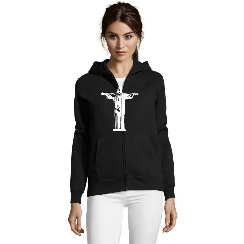 Cristo Redentor in Rio de Janiero Frauen Hoodie