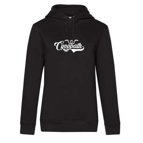 Cycopath verrückt nach Fahrradfahren Hoodie Frauen Queen Hooded
