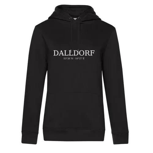 Dalldorf Koordinaten Hoodie Frauen Queen Hooded