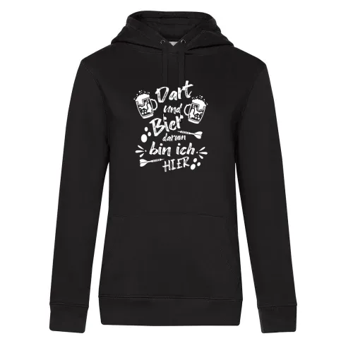 Dart Bier Darten Dartabend Dartspieler Geschenk Hoodie
