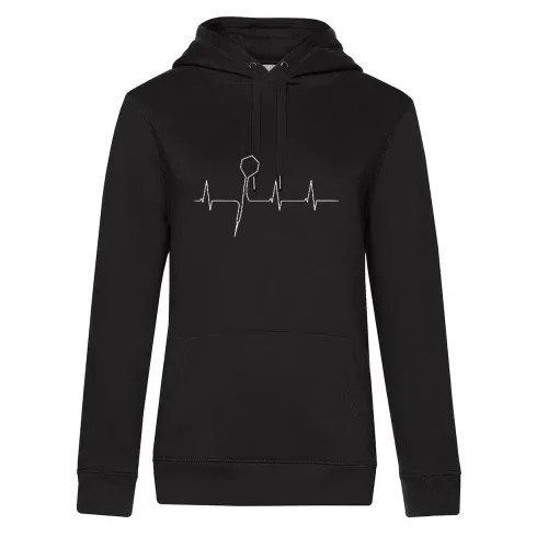 Dart Herzschlag Frauen Hoodie