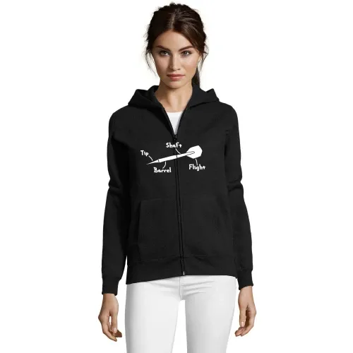 Dartpfeil Beschreibung Handmade Frauen Hoodie