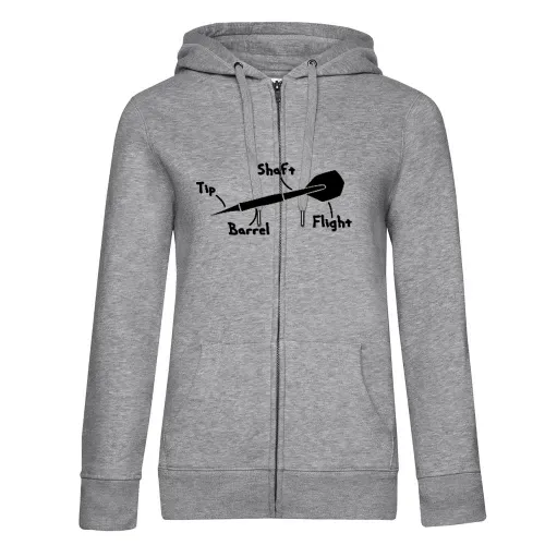 Dartpfeil Beschreibung Handmade Frauen Hoodie
