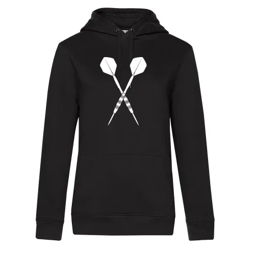 Dartpfeil Kreuz Frauen Hoodie
