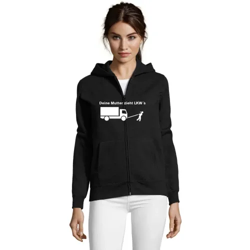 Dein Mutter zieht LKW´s Frauen Hoodie