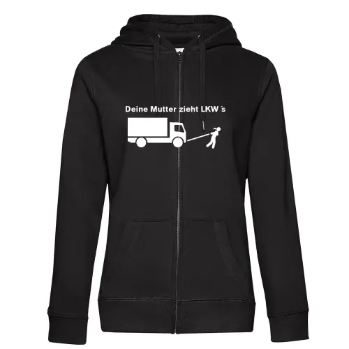 Dein Mutter zieht LKW´s Frauen Hoodie