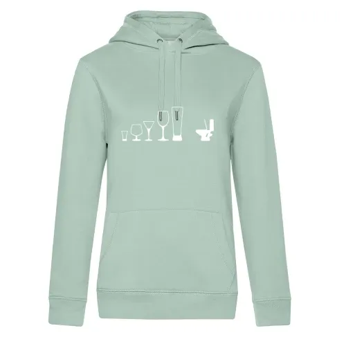 Der Weg zur Toilette Frauen Hoodie