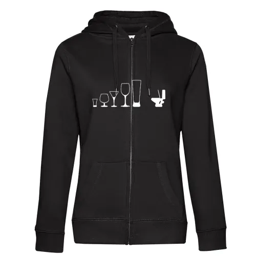 Der Weg zur Toilette Frauen Hoodie