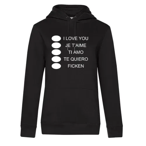 Die Sprachen der Liebe Frauen Hoodie