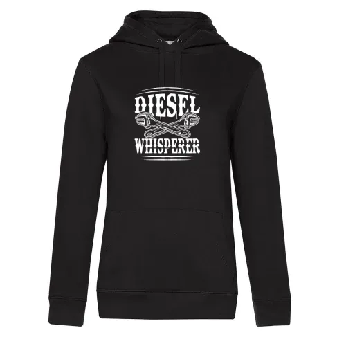 Diesel Whisperer Kfz Mechaniker Mechatroniker Auto Hoodie Frauen Queen Hooded