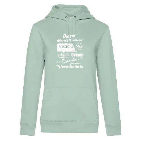 Dieser Mensch Befindet Sich Im Urlaub Wohnwagen Frauen Hoodie