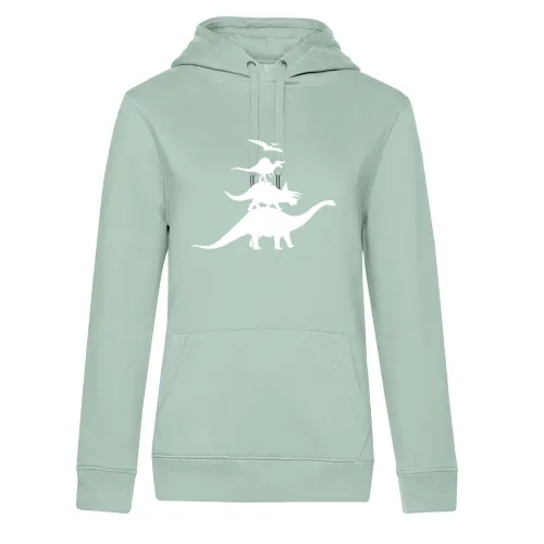Dino Stadtmusikanten Hoodie Frauen Queen Hooded