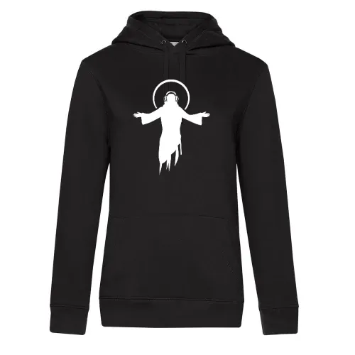 DJ Jesus Hoodie Frauen Queen Hooded