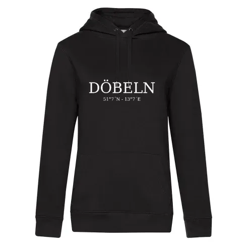 Döbeln Koordinaten Hoodie Frauen Queen Hooded