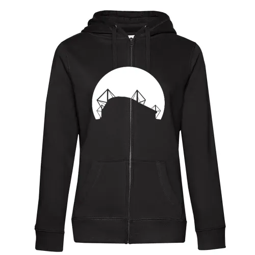 Dortmunder Fussballstadion im Sonnenuntergang Frauen Hoodie