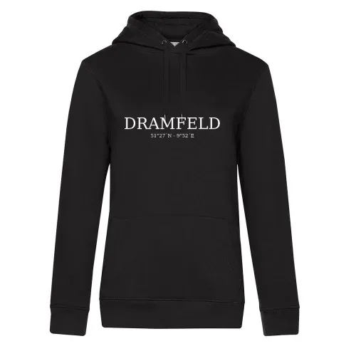 Dramfeld Koordinaten Hoodie Frauen Queen Hooded