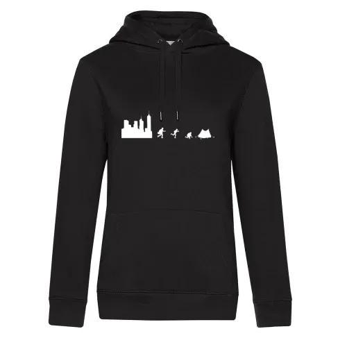 Draußensein Zelt Backpacker Outdoor Geschenk T-Shi Hoodie