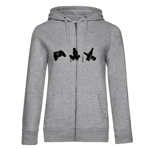 Drei Hobbys Frauen Hoodie