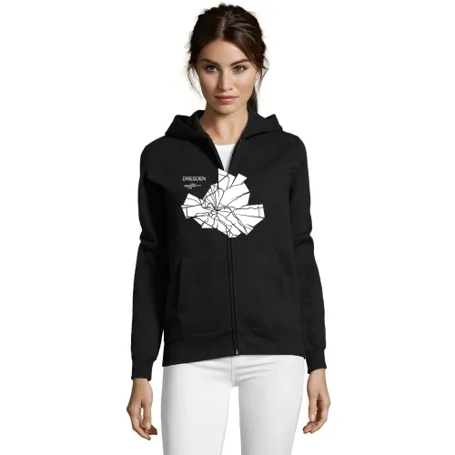 Dresden Karte Frauen Hoodie