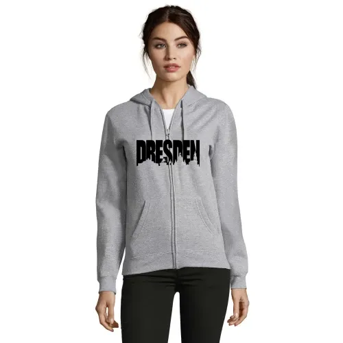 Dresden Skylineschatten Frauen Hoodie