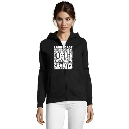 Dresden Stadtteile Frauen Hoodie