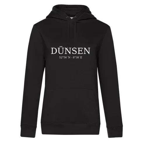 Dünsen Koordinaten Frauen Hoodie Dünsen Koordinaten Hoodie
