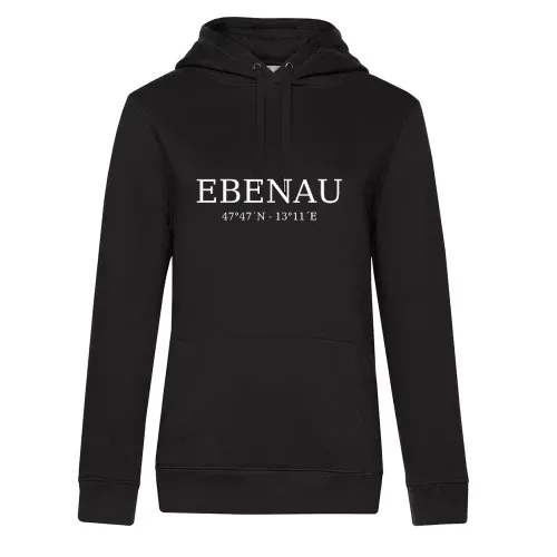 Ebenau Koordinaten Frauen Hoodie Ebenau Koordinaten Hoodie