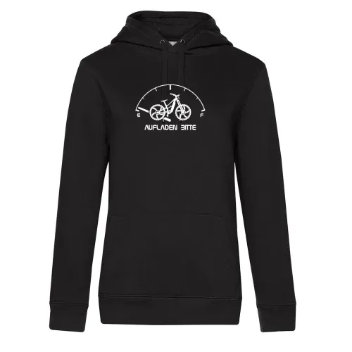 Ebiker Aufladen Bitte Lustiges Ebike Radfahrer Hoodie Frauen Queen Hooded