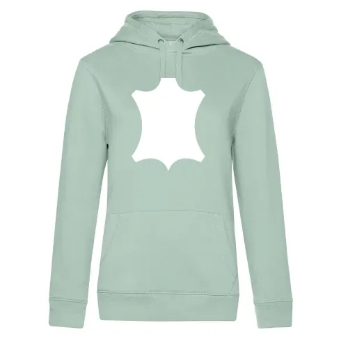 Echt Leder Emblem 2.0 Hoodie Frauen Queen Hooded